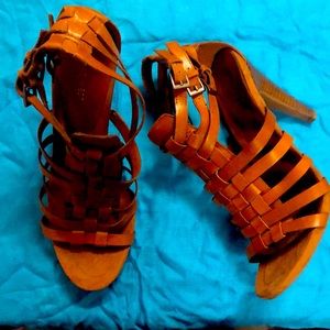 NINE WEST, GLADIATOR, HEELS SZ12